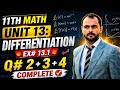 11th Class New Math 2026|Unit#13|Differentiations|EX#13.1|Q#2+3+4 Complete|Lecture#7|By Prof.Ejaz|