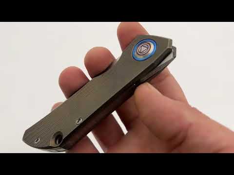 Shirogorov Knives Fit Strip - MagnaCut Blade - Titanium - MRBS (Sinkevich Design) Knife From Recon 1
