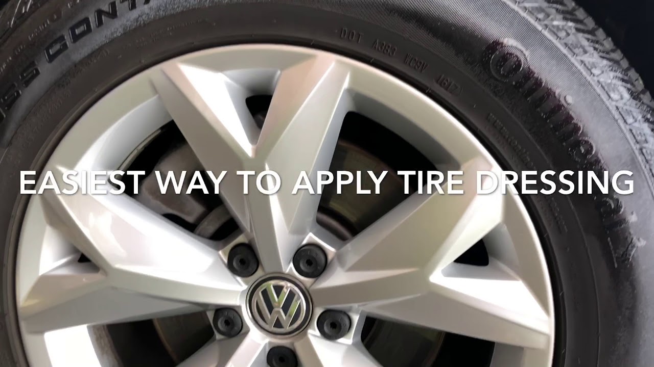 The Easiest Way To Apply Tire Dressing YouTube