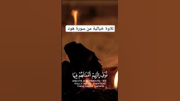 تلاوة تفوق الإبداع والخيال من سورة هود