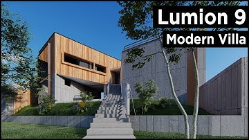 Lumion 9 Pro Modern Architecture Visualization Render Tutorial