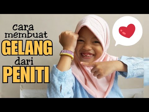 Video: Cara Membuat Gelang Dari Peniti