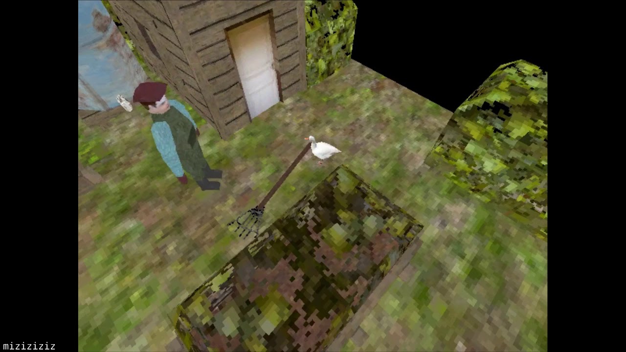 Someone Modded The Untitled Goose Game Goose Into Resident Evil 2