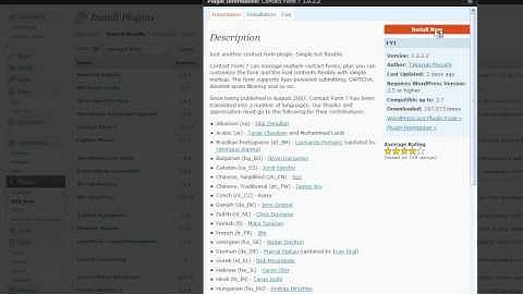Adding Plugins in WordPress 2.7