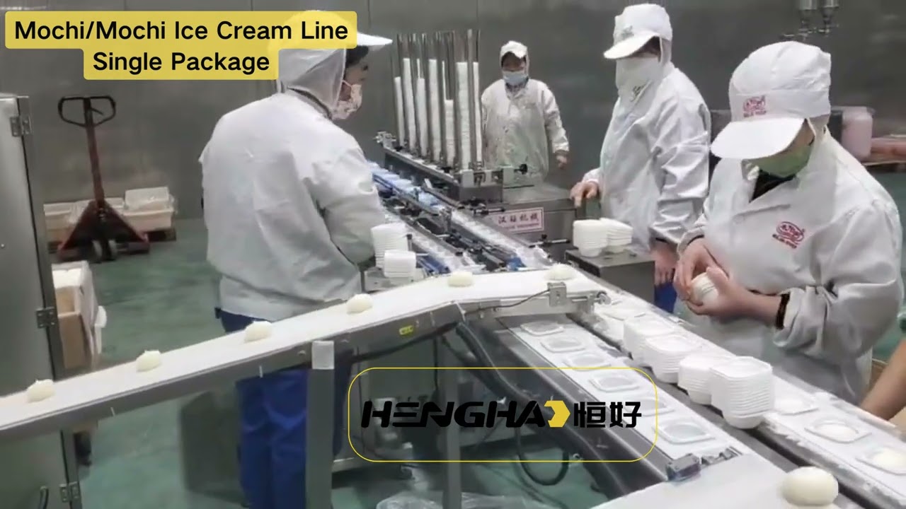 馅中馅麻薯大福 mochi production line