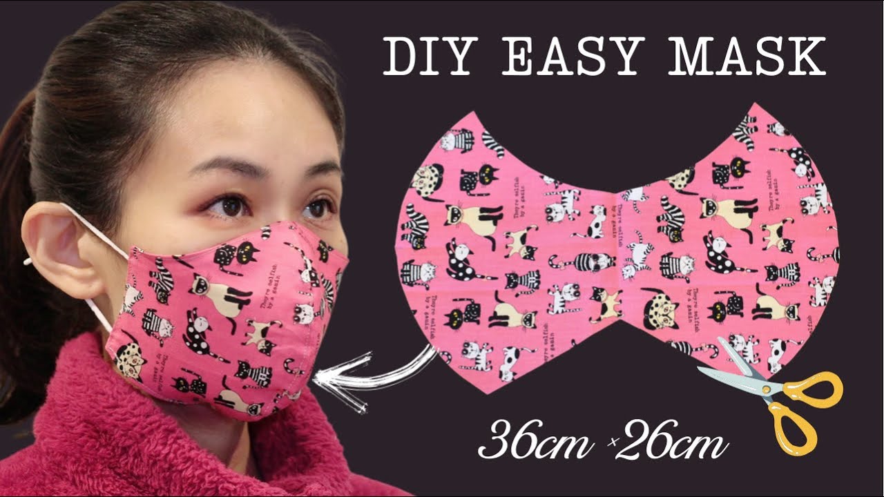How to make simple FACE MASK in 5 MINUTES🔥🔥3D Mask DIY at home YouTube