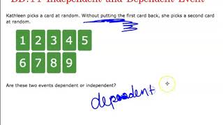 Probability  Independent and Dependent Events IXL  Section C and A