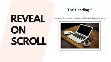 Reveal On Scroll Animation For WordPress Website