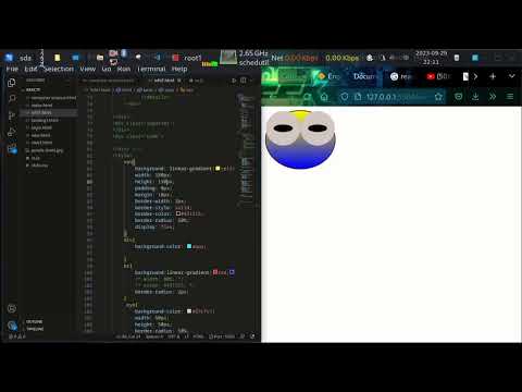 eyes animation with html and css