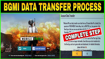 HOW TO TRANSFER DATA IN BATTLEGROUNDS MOBILE INDIA FROM PUBG GLOBAL || STEP BY STEP PROCESS