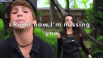 Right Now I'm Missing You (ft. Brooke Adee) - MattyB - LYRIC VIDEO