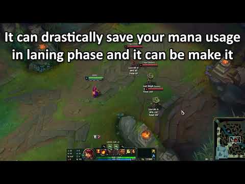 Make sure to Utilize this TRICK to Save MANA during the laning phase!