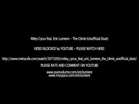 MILEY CYRUS feat. ERIC LUMIERE - THE CLIMB (Unoffi...