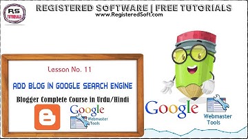 How to add blog and website google search engine Urdu/Hindi step by step | Lesson No. 11