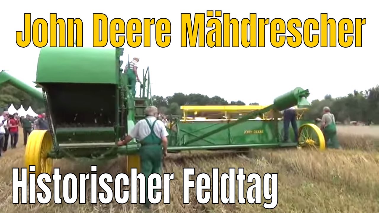 John Deere Mähdrescher im Einsatz - YouTube