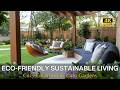 Eco-Friendly & Sustainable Living: Single-Story Village House Designs with Courtyard & Patio Gardens