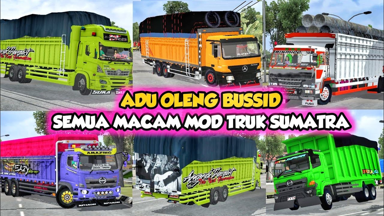 AUTO GOYANG.🤣 K0MPILASI ADU OLENG BUSSID SEMUA MOD TRUK MUAT GABAH SUPER GAYOR || VIRAL BRE‼️🔥