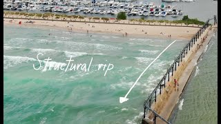 Rip Currents on the Great Lakes by jason markland 4,510 views 2 years ago 1 minute, 19 seconds