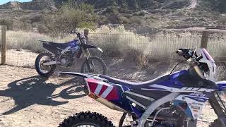 For WR450f072 - quick bike video Yamaha WR250F and YZ 250F