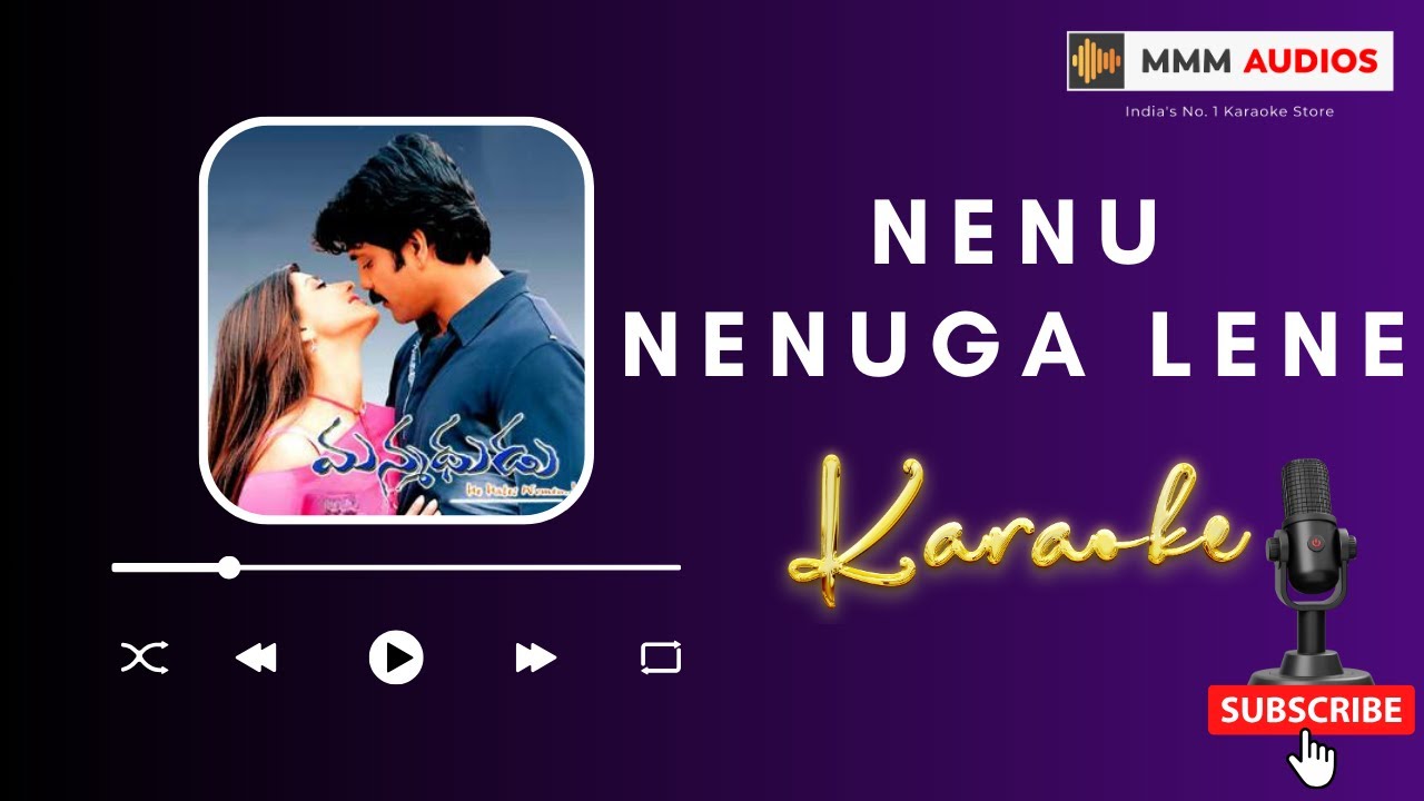 Nenu Nenugalene Lyrical Karaoke   MmmAudios  Karaokesongs  Hitsongs  karaokeversion