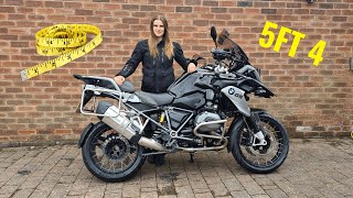 Secrets on how to ride a BIG BMW R 1200 GS as a short rider REVEALED!