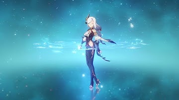 Genshin Impact 2.4 leaks : Shenhe & Yunjin Idle Animation (Credit: Dim)