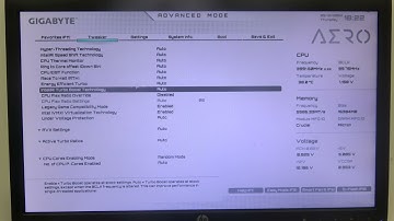 How To Enable & Disable CPU EIST Function On Gigabyte AERO Series Motherboard