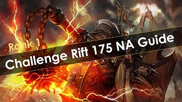 Diablo 3 Challenge Rift 175 NA Guide Rank 1