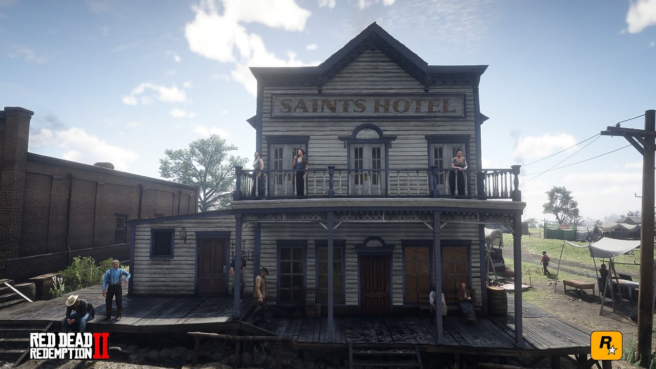 RDR2 Red Dead Redemption 2 Valentine Saint Hotel Gizemi YouTube