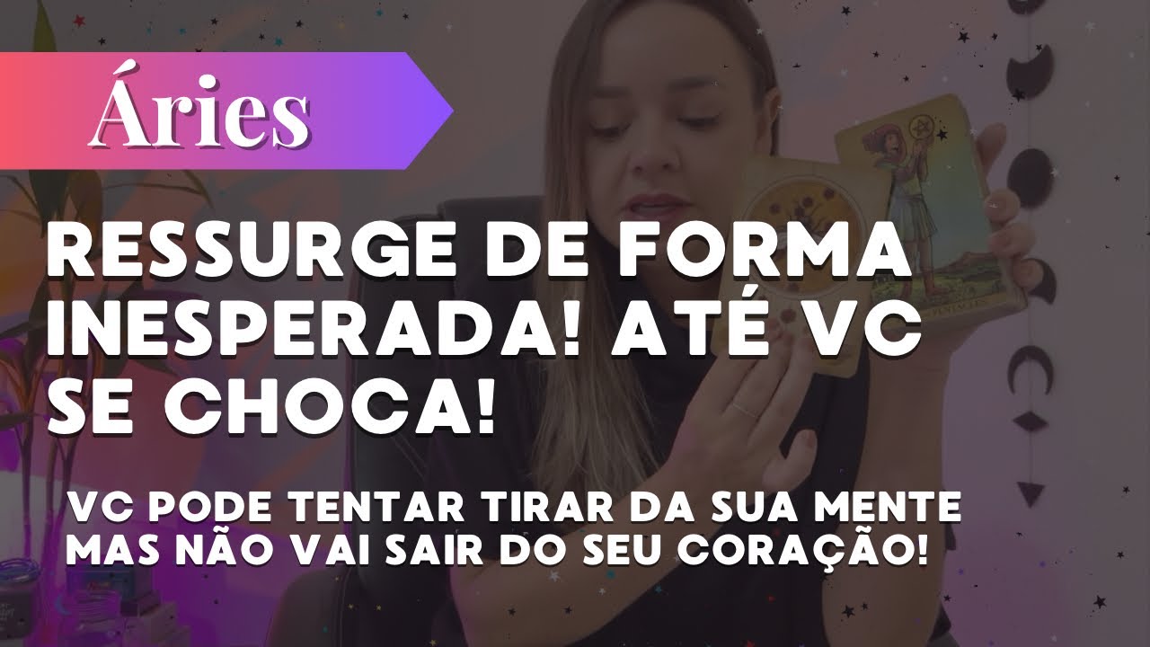 ÁRIES✨VC PODE TENTAR TIRAR DA SUA MENTE MAS VAI DOMINAR SEU CORAÇÃO🔥