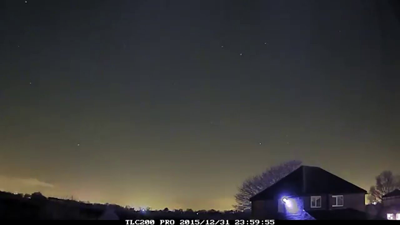 Goodbye 2015, Welcome 2016 time lapse, Irlam