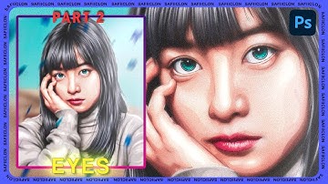 [ Photoshop Tutorial ] KANNA HASHIMOTO Vexel Art [ PART 2 - EYES ]