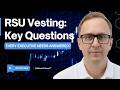 RSU Vesting: Key Questions Every Executive Needs Answered