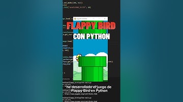 Flappy bird con python #programacion #programador #softwareengineer #softwaredeveloper #python