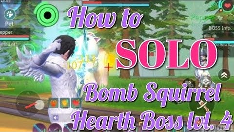 utopia: origin how to solo Bomb squirrel lvl.4 hearth boss w/o any bug #utopiaorigin #survivalgame