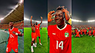 Ivory Coast players Celebrate as they are into the Semi-finals | Ivory coast Vs Mali | 2023 Afcon