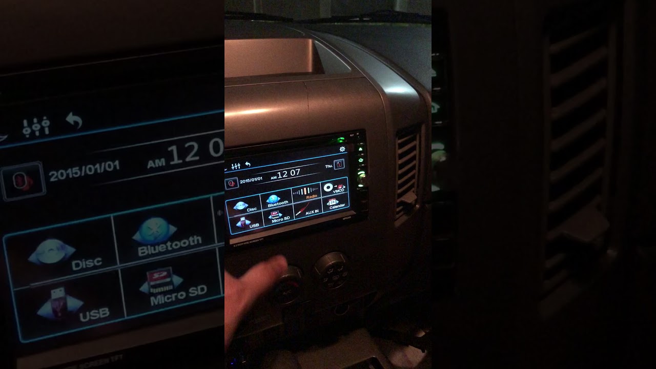 Car radio blinking screen YouTube