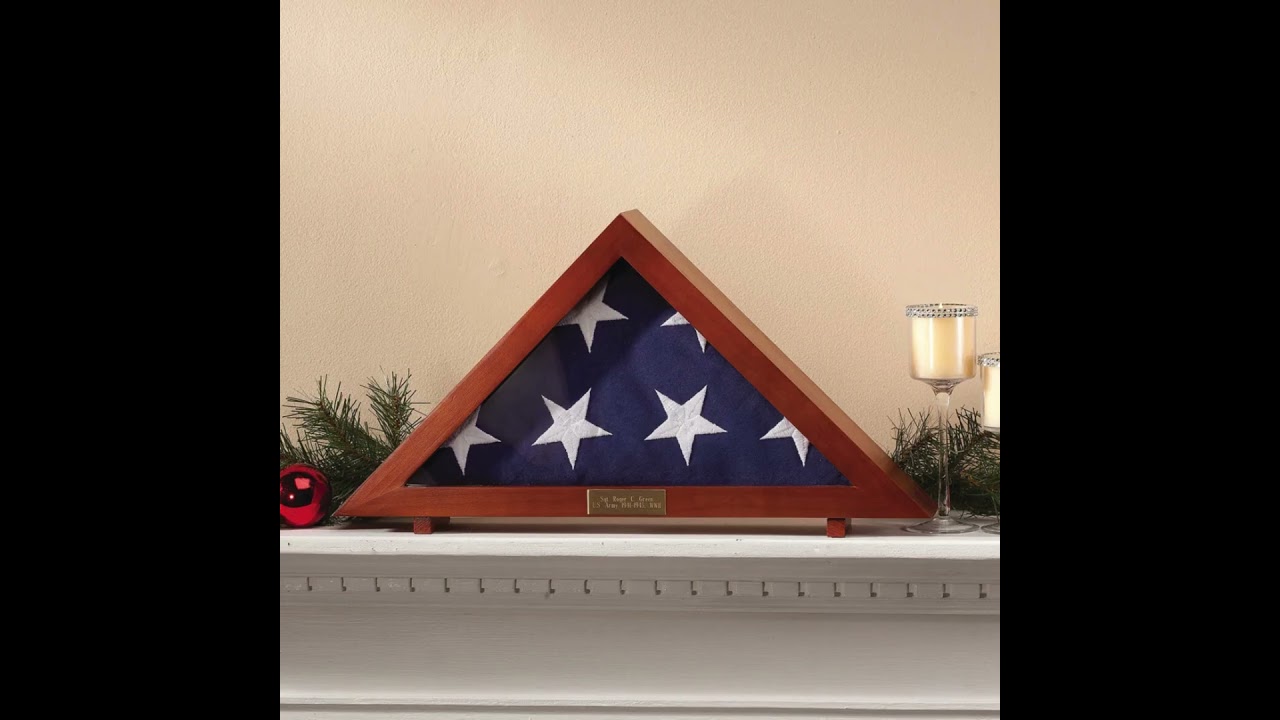 Personalized Veterans Flag Display Case | Miles Kimball (1080x1080)