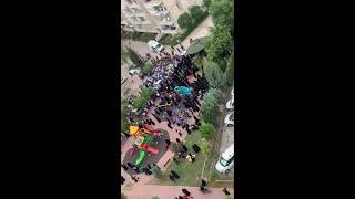 Furkan Vakfı'ndan sloganlı gösteri!