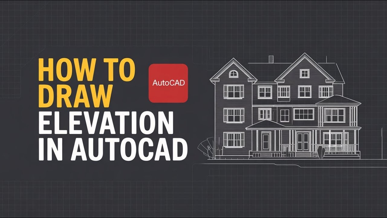 AutoCAD Tutorial in Bangla | How to Draw Elevation in AutoCAD | AutoCAD ...