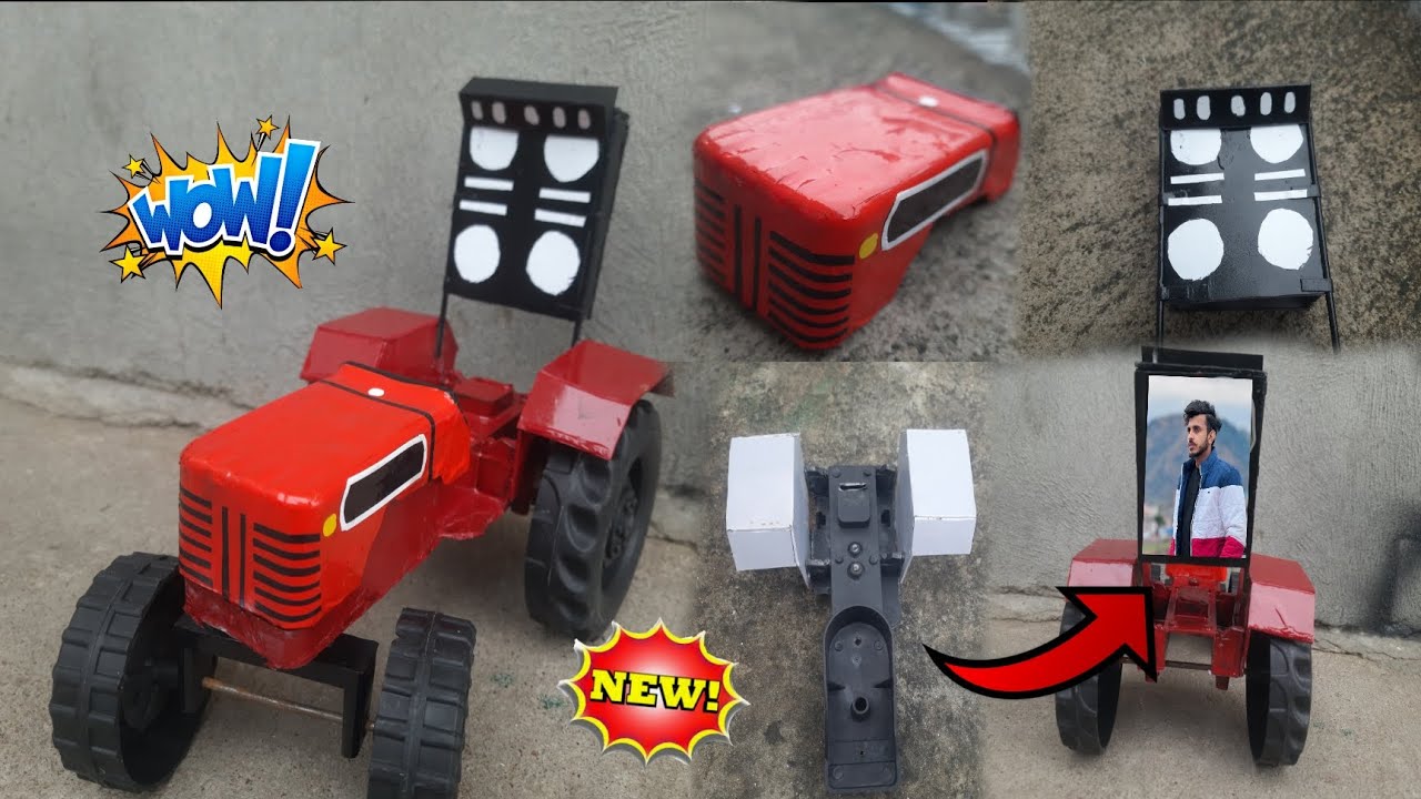 Rc mahindra tractor कैसे बनाएं || fully modified || Full detail video 
