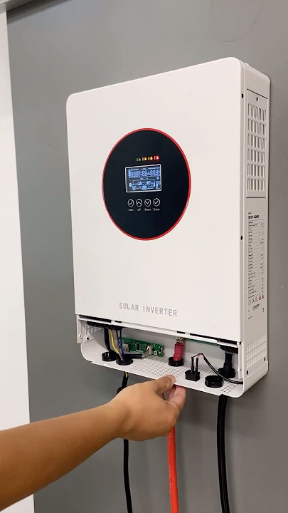 How to install our new solar inverter easily #solarinverter #factory