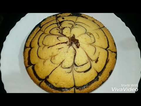 Zebra Cake Recipe -Chocolate -Vanilla Marble Cake Recipe By (Cook With Meryem)