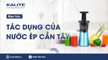 Uống Nước Ép Cần Tây Có Tác Dụng Gì? ✔ Sống Khỏe Cùng KALITE