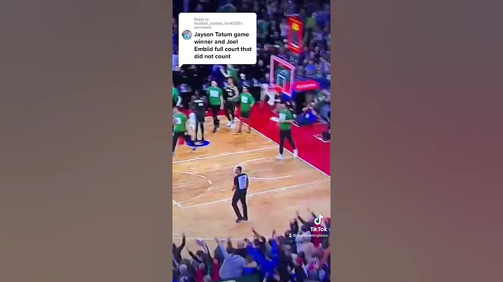 the greatest basket on the night voted by you guys Joel Embiid Philadelphia 76ers