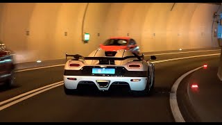 Koenigsegg Agera RS CRAZY TUNNEL SOUND & ONBOARD ACCELERATION