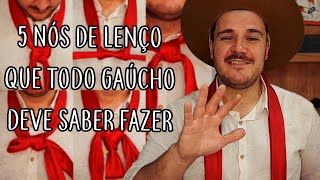 Como fazer nó de lenço gaúcho (rapadura, namorado, três galhos...) #LinhaCampeira 162