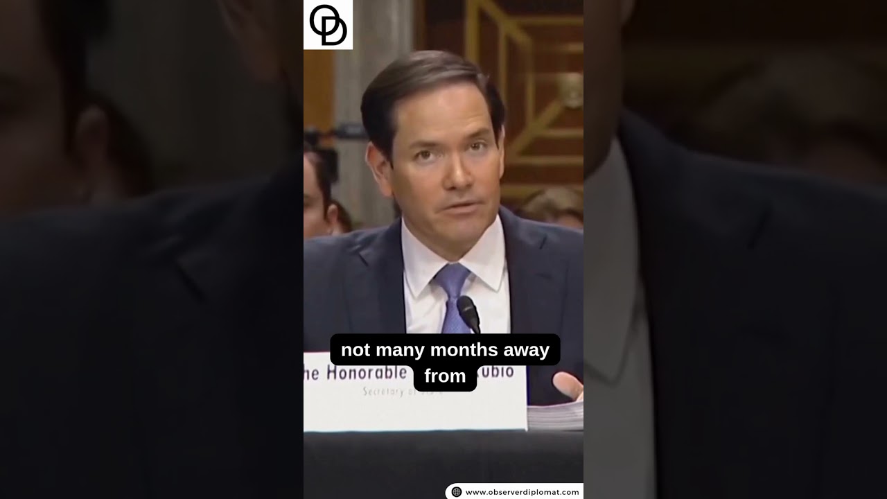 Marco Rubio Warns of Syrian Collapse, Defends Trump’s Sanctions Relief