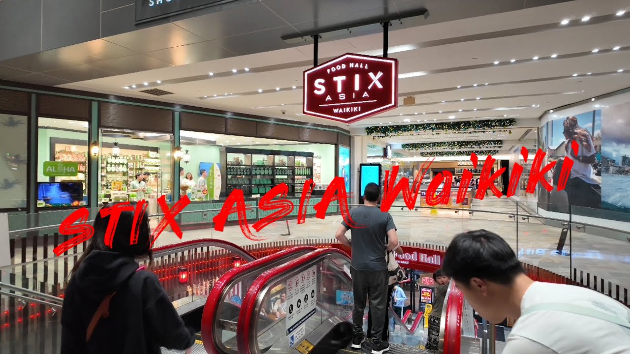 🍜 STIX ASIA Waikiki Walking Tour | Asian Food Hall