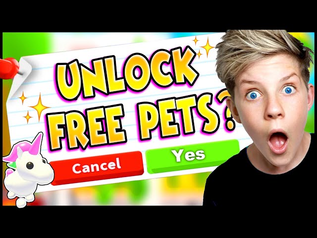 Adopt Me Legendary Pet Giveaway Limited Edition Roblox: Free Legendary  Pets! | Small Online Class for Ages 6-11